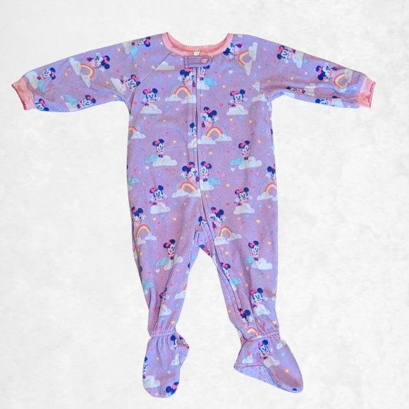 Disney Baby Minnie Mouse Zip Sleeper - Picture 1 of 2